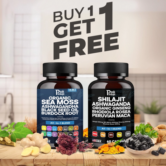PEAKSHILAJIT SEA MOSS & SHILAJIT BLEND