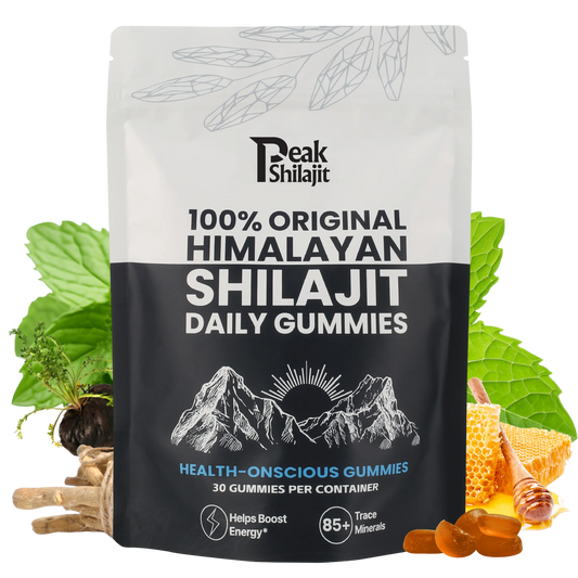 PEAKSHILAJIT 100% ORIGINAL HIMALAYAN SHILAJIT DAILY GUMMIES