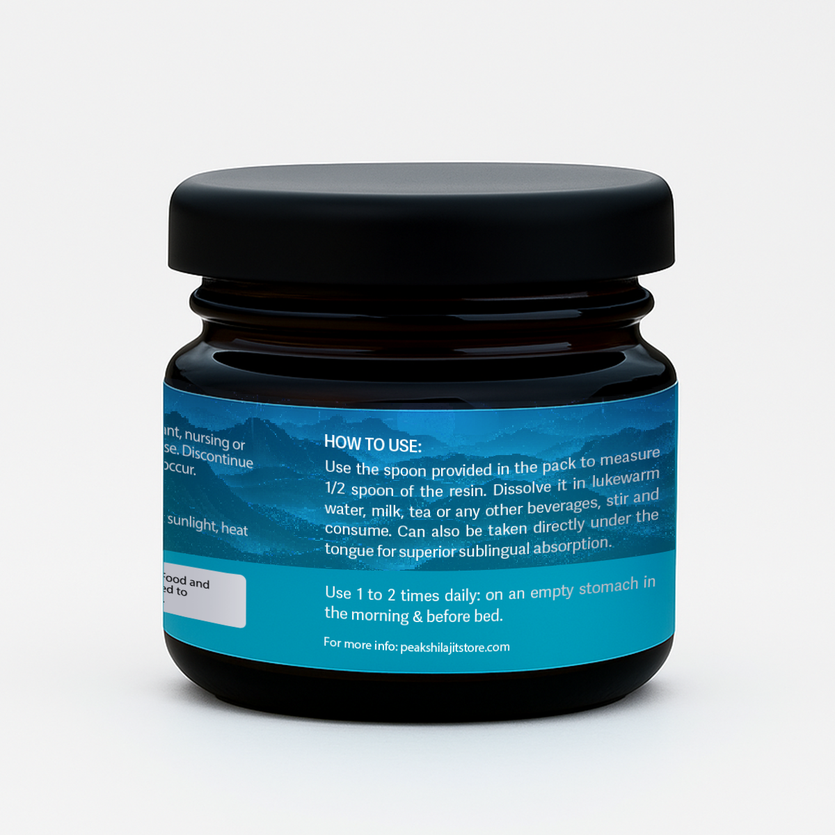 PEAKSHILAJIT 100% ORIGINAL ULTRA SHILAJIT RESIN