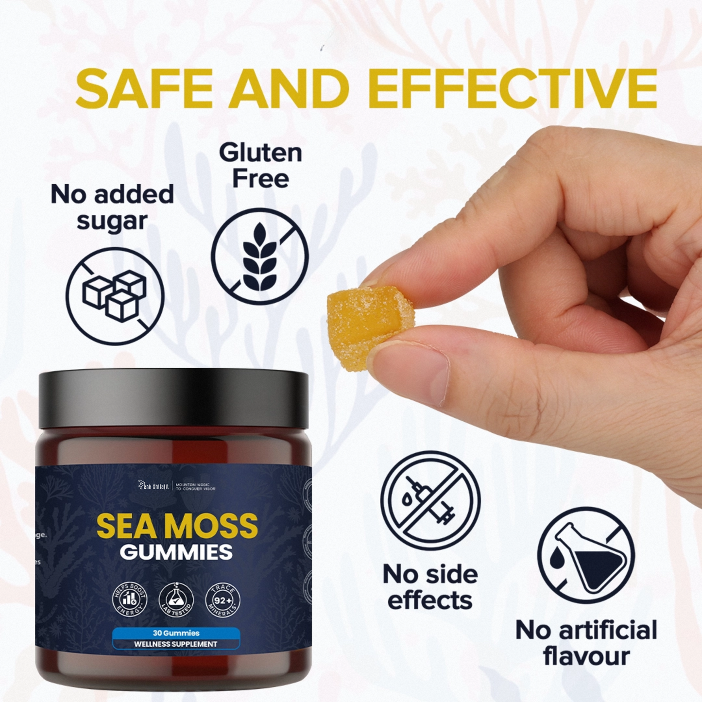 SEA MOSS GUMMIES ELDERBERRY & BLACK SEED OIL