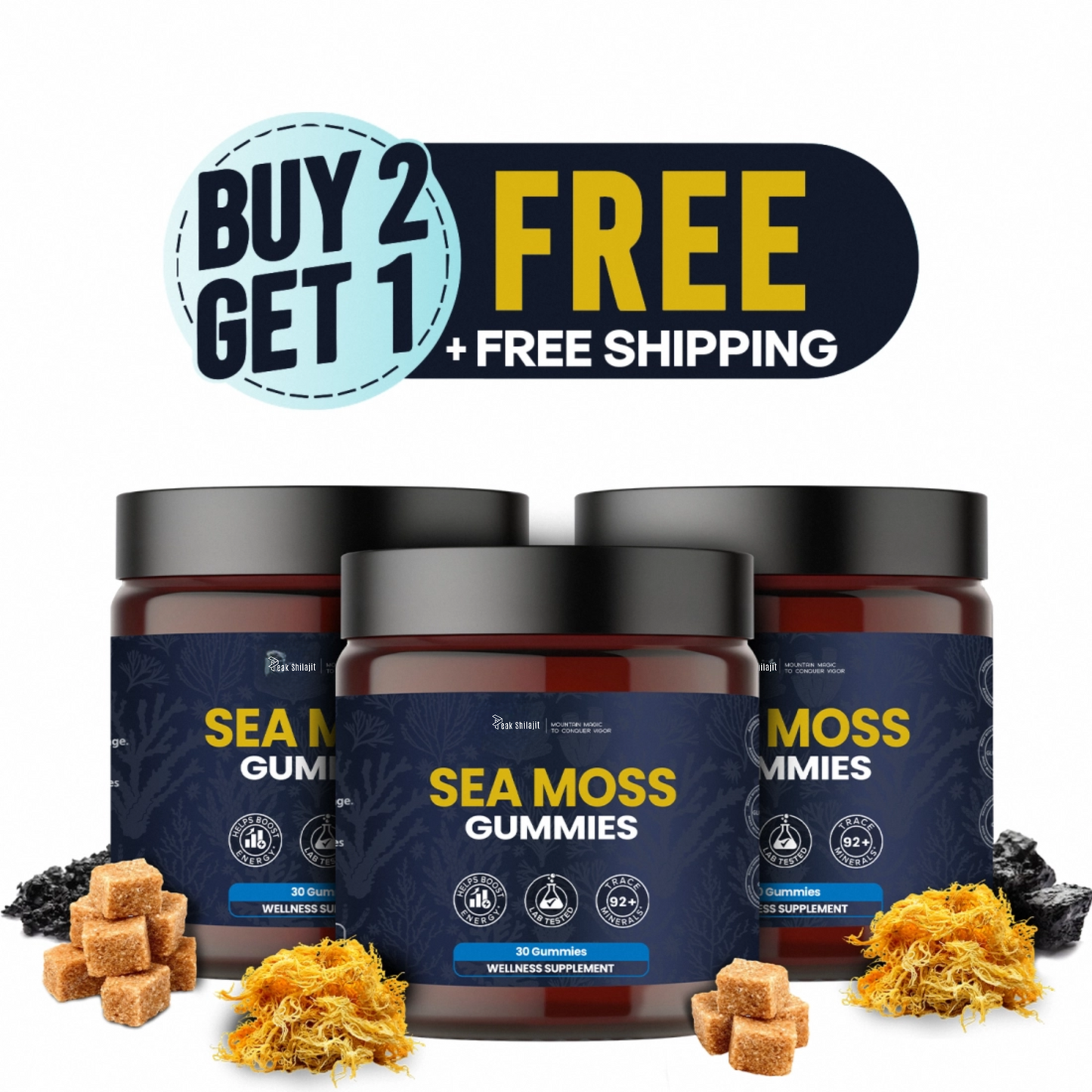 SEA MOSS GUMMIES ELDERBERRY & BLACK SEED OIL