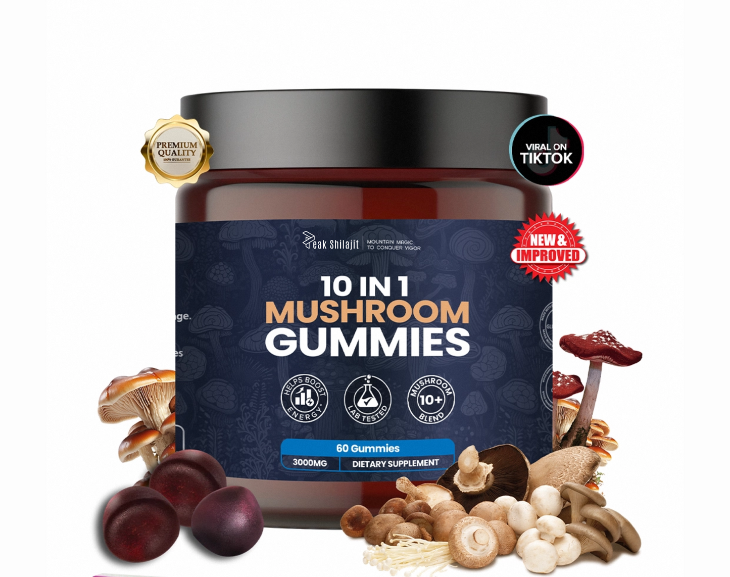 10 IN 1 MUSHROOM DAILY GUMMIES