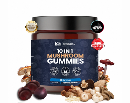 PEAKSHILAJIT 10 IN 1 MUSHROOM DAILY GUMMIES