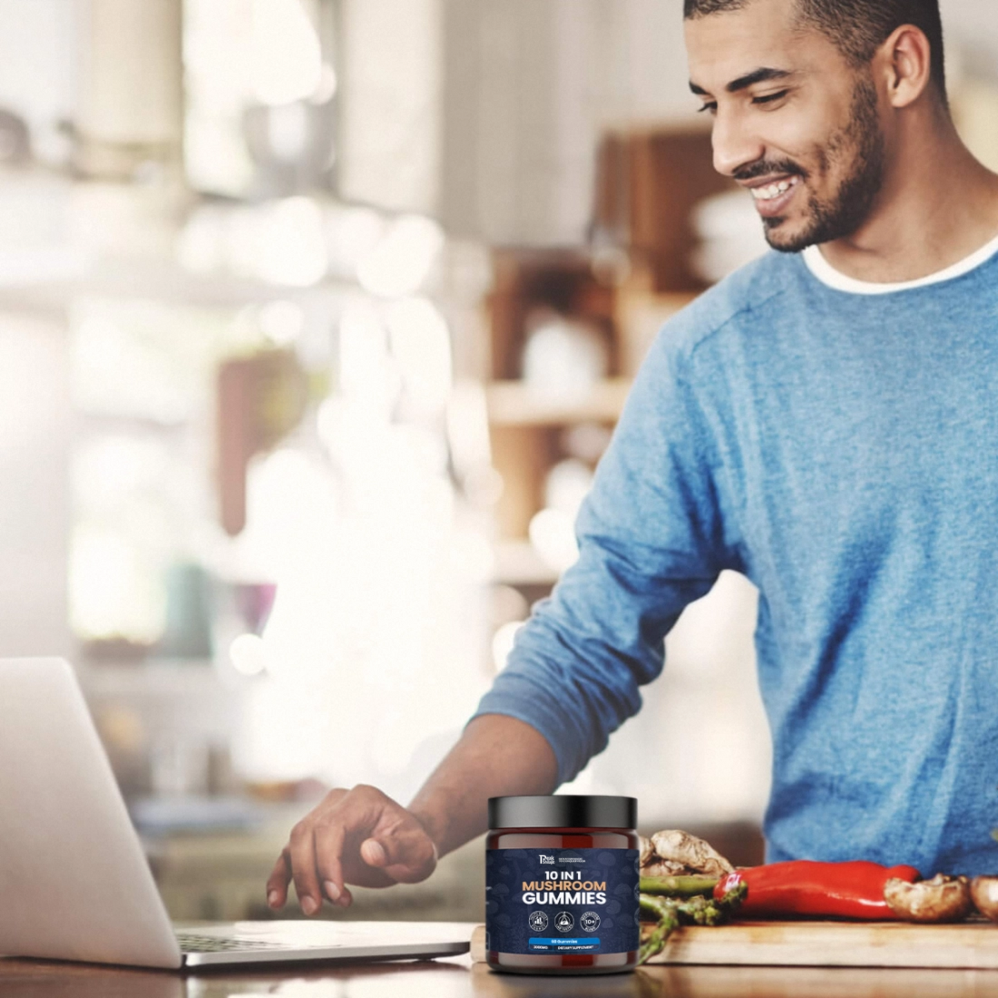 PEAKSHILAJIT 10 IN 1 MUSHROOM DAILY GUMMIES