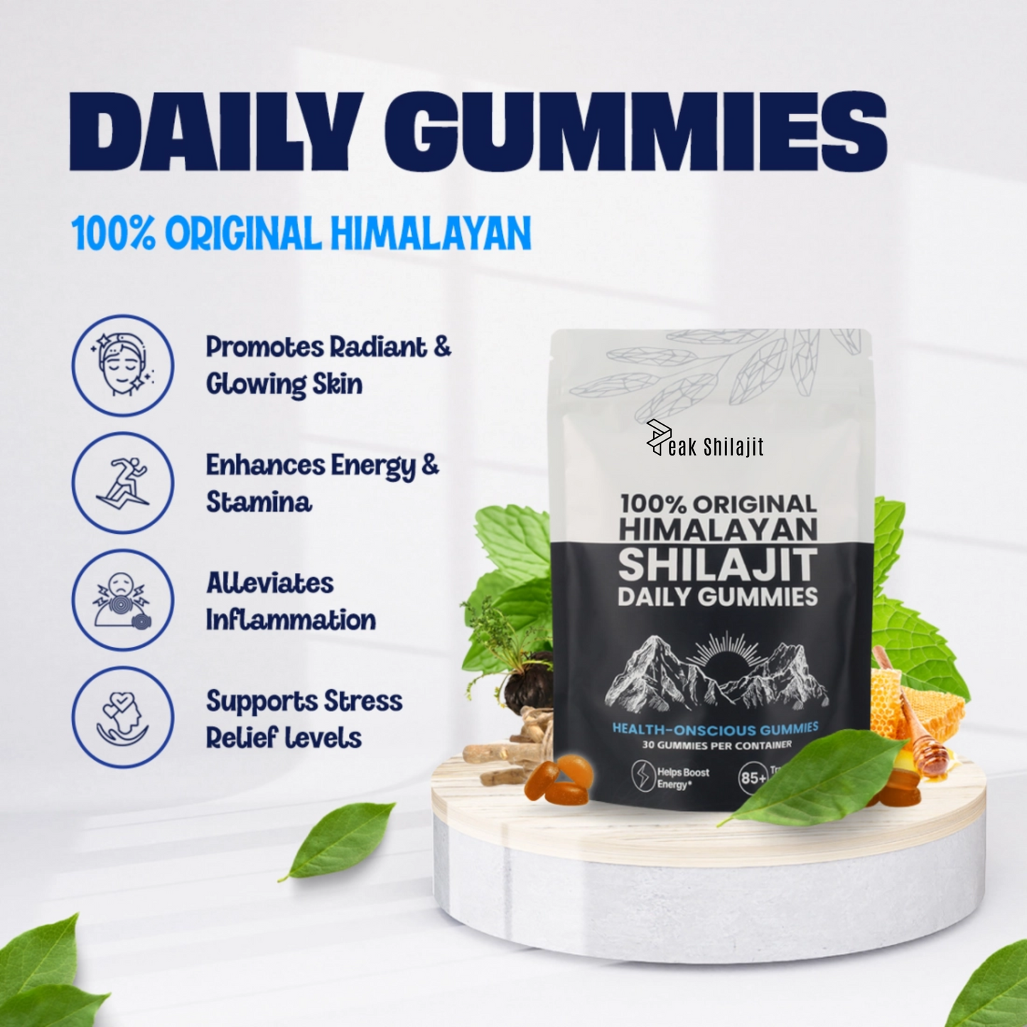 100% ORIGINAL HIMALAYAN SHILAJIT DAILY GUMMIES