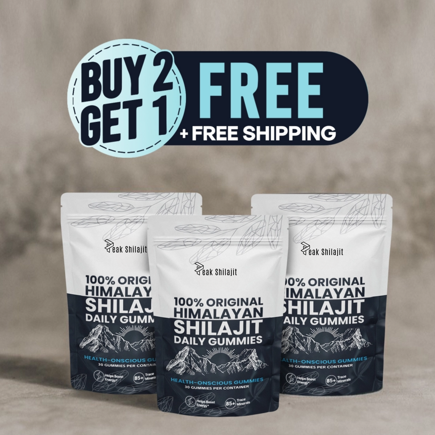 100% ORIGINAL HIMALAYAN SHILAJIT DAILY GUMMIES