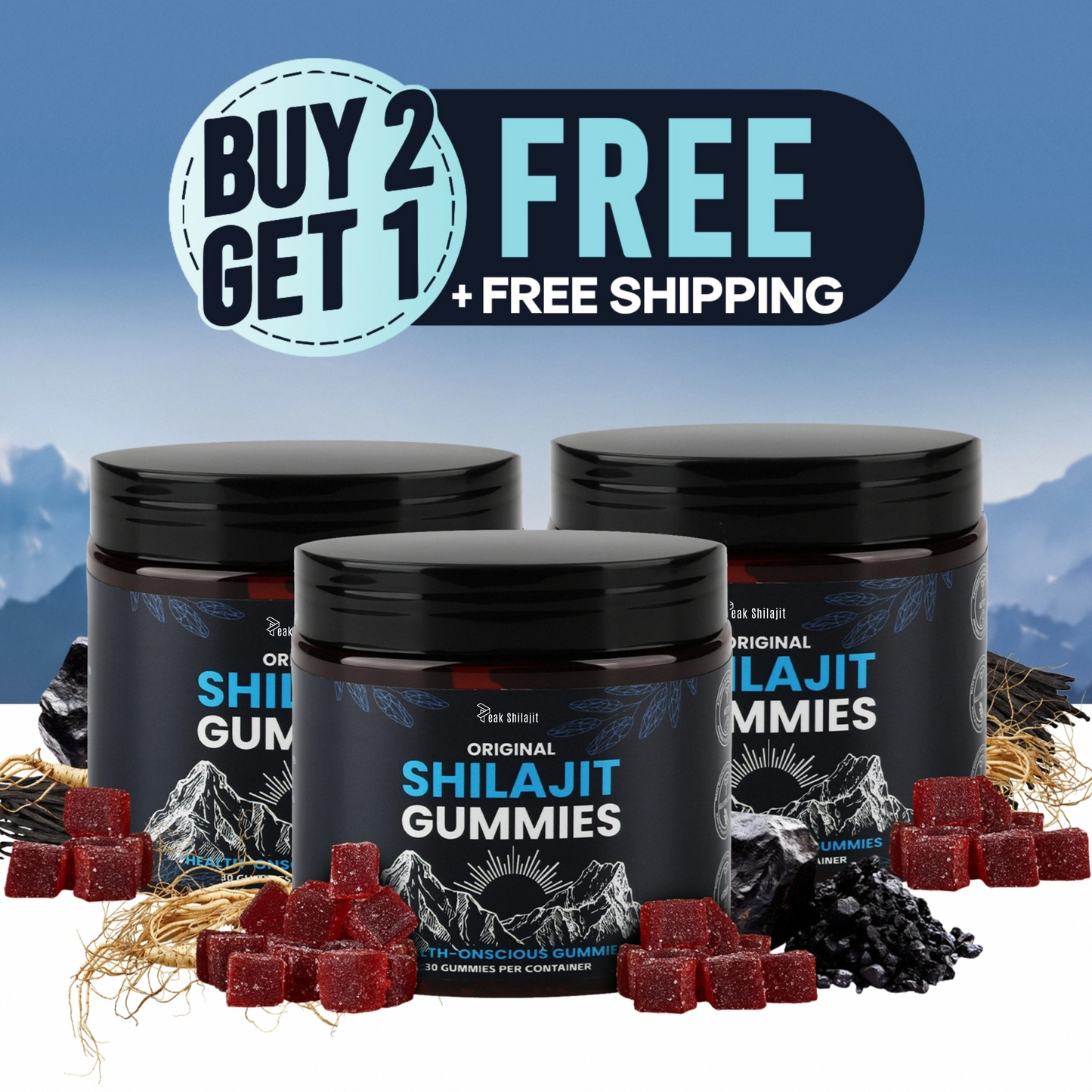 100% ORIGINAL SHILAJIT GUMMIES FOR MEN & WOMEN