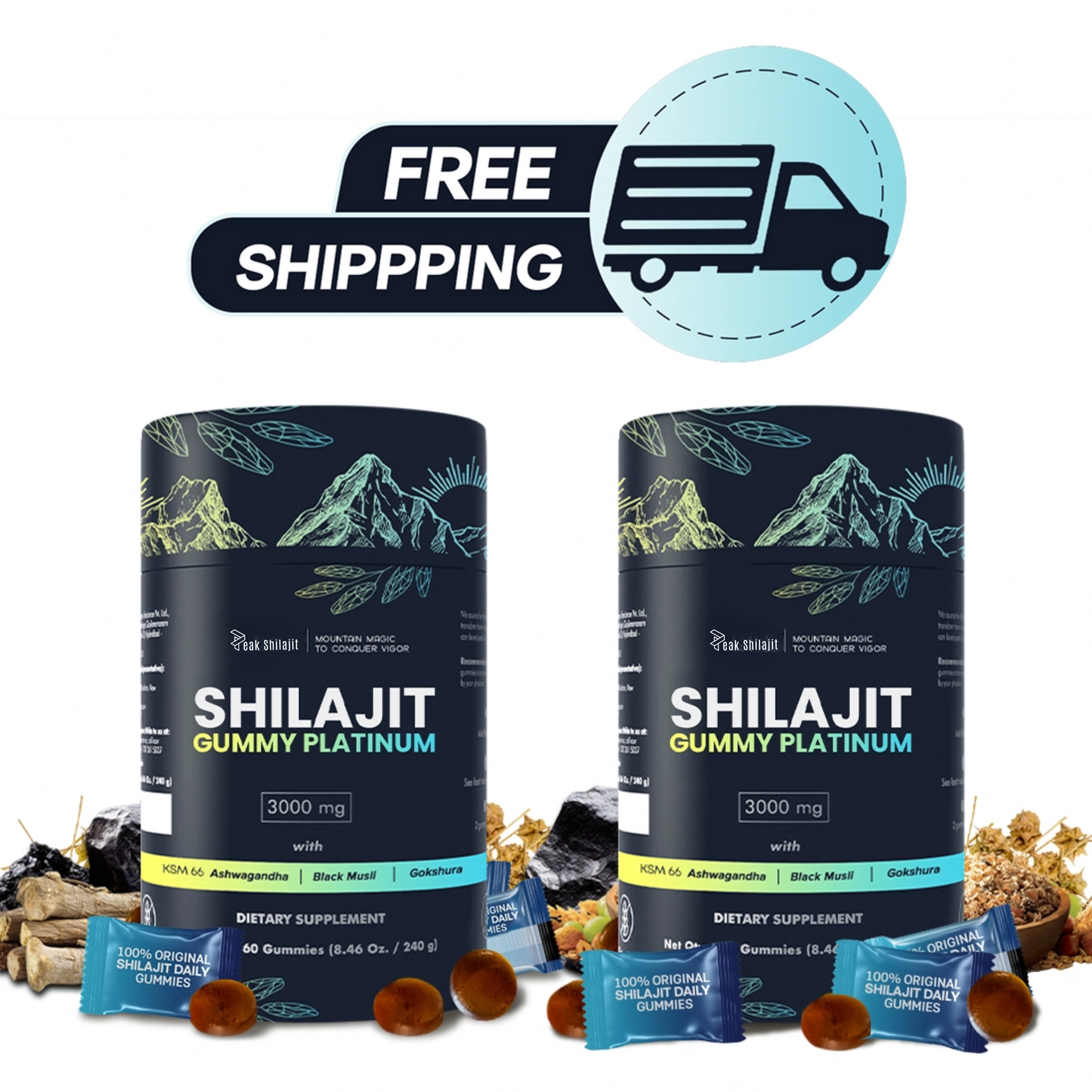 100% SHILAJIT GUMMY PLATINUM