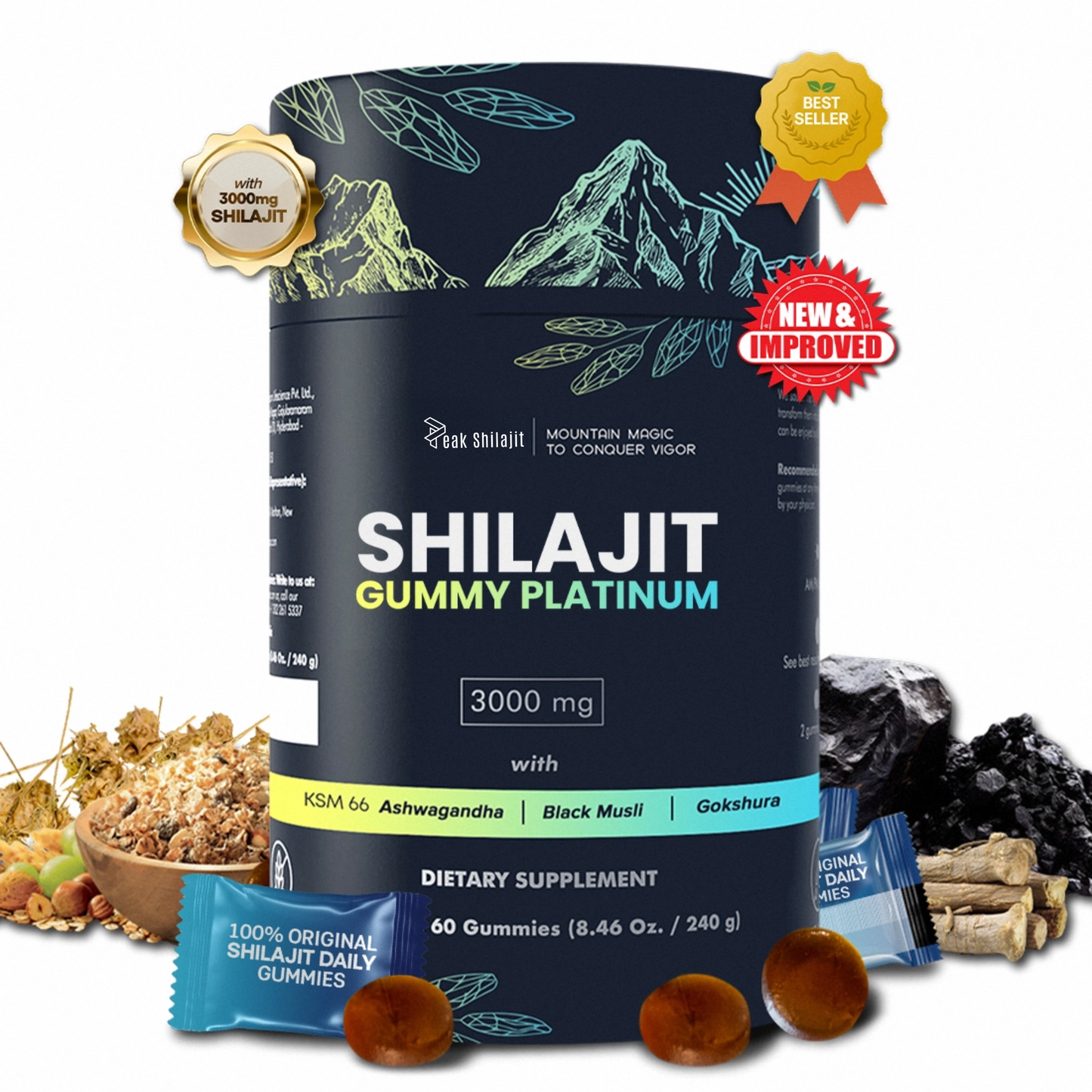 100% SHILAJIT GUMMY PLATINUM