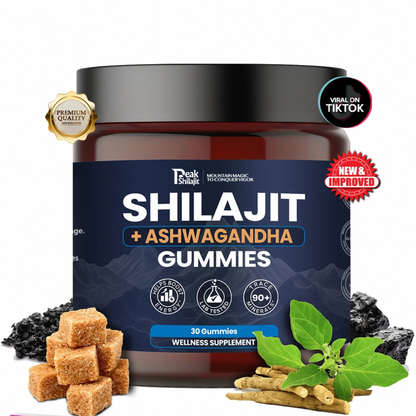 SHILAJIT & ASHWAGANDHA 2 IN 1 WELLNESS GUMMIES