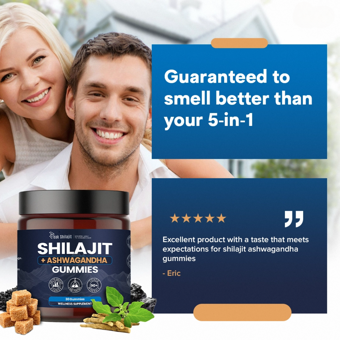 SHILAJIT & ASHWAGANDHA 2 IN 1 WELLNESS GUMMIES