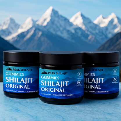 PEAKSHILAJIT 100% ORIGINAL SHILAJIT GUMMIES FOR MEN & WOMEN