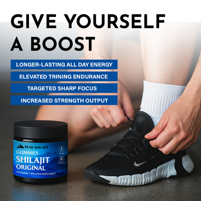 PEAKSHILAJIT 100% ORIGINAL SHILAJIT GUMMIES FOR MEN & WOMEN