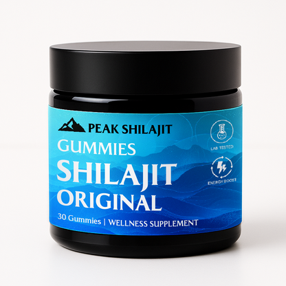 PEAKSHILAJIT 100% ORIGINAL SHILAJIT GUMMIES FOR MEN & WOMEN
